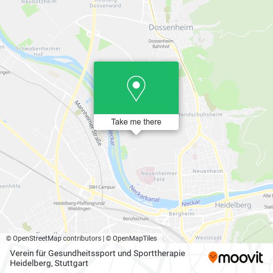 Verein für Gesundheitssport und Sporttherapie Heidelberg map