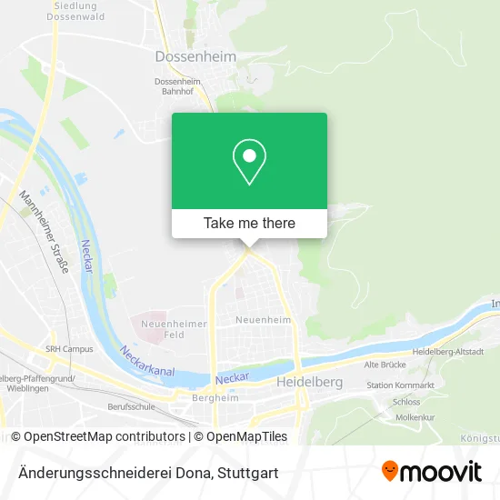 Карта Änderungsschneiderei Dona