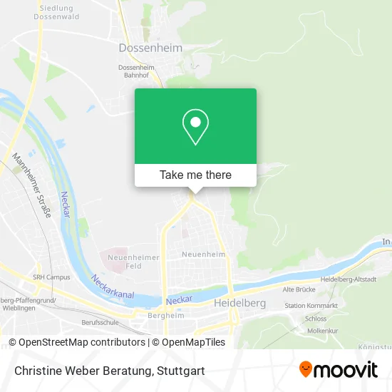 Карта Christine Weber Beratung