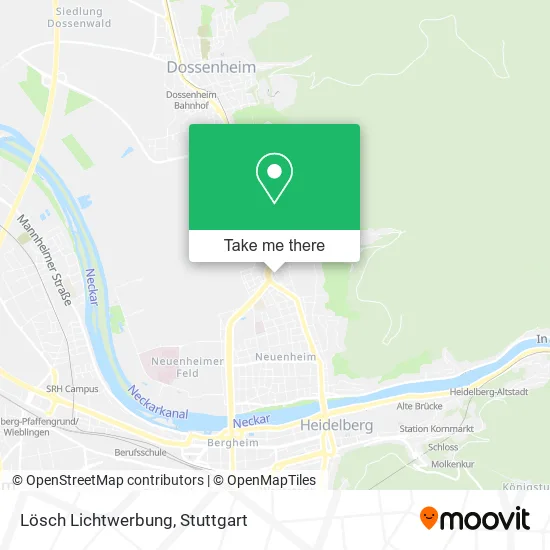 Карта Lösch Lichtwerbung
