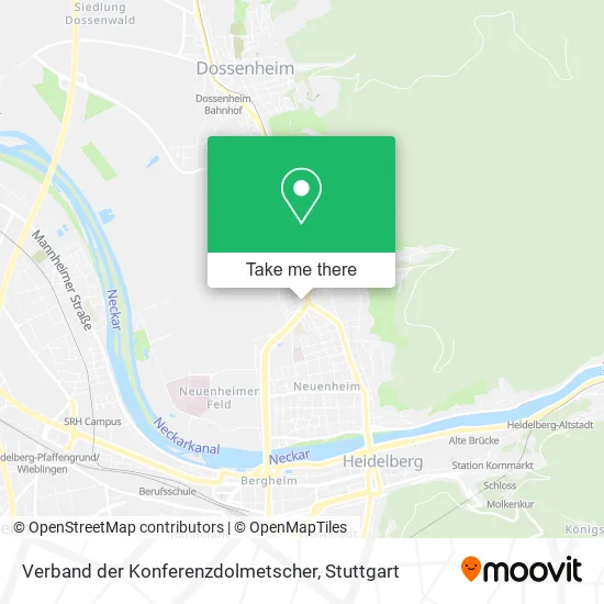 Карта Verband der Konferenzdolmetscher