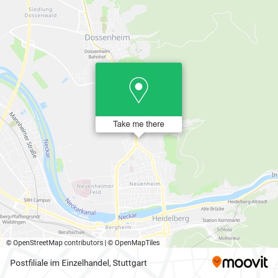 Postfiliale im Einzelhandel map