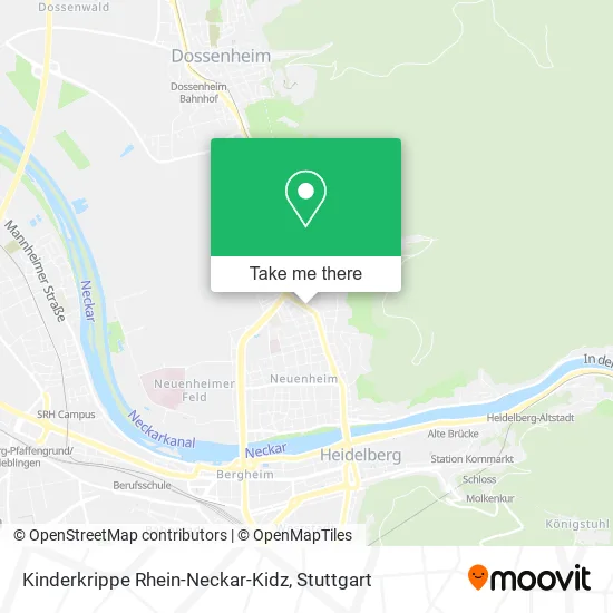Карта Kinderkrippe Rhein-Neckar-Kidz