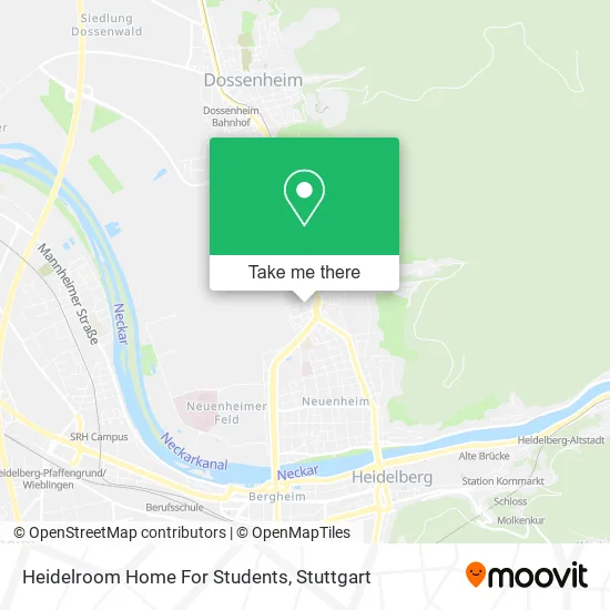 Карта Heidelroom Home For Students