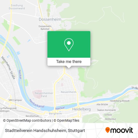 Stadtteilverein Handschuhsheim map