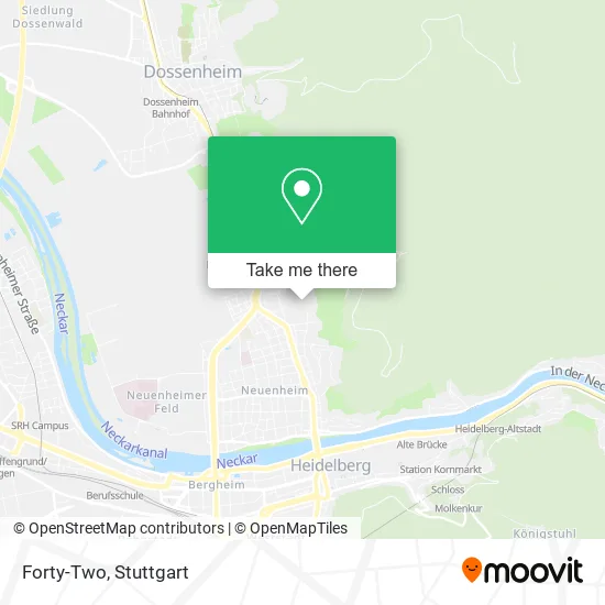 Forty-Two map