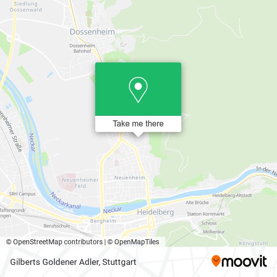 Gilberts Goldener Adler map