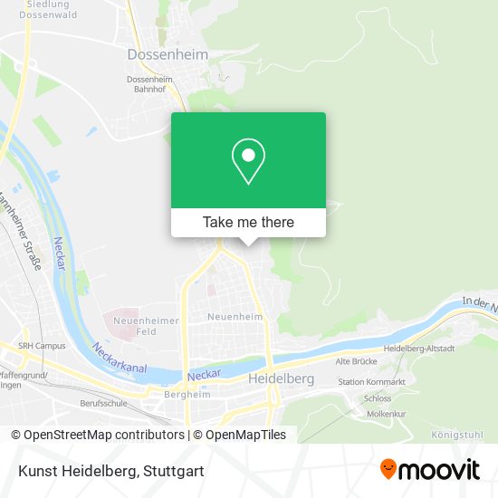 Kunst Heidelberg map