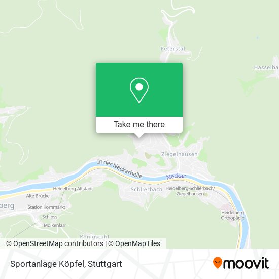Sportanlage Köpfel map