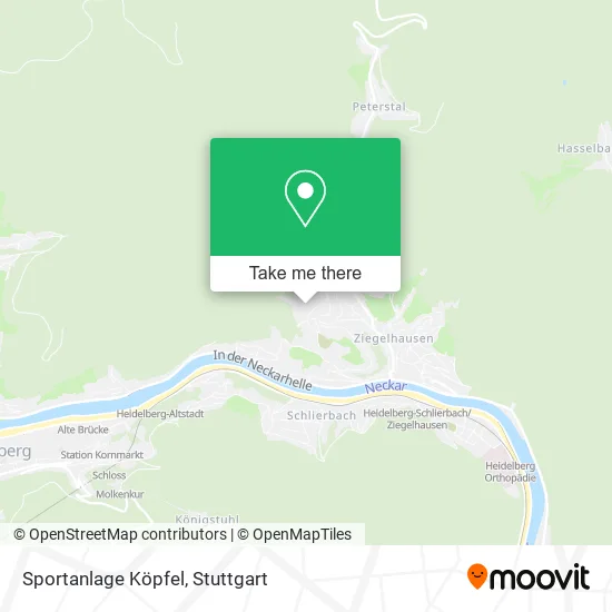 Карта Sportanlage Köpfel
