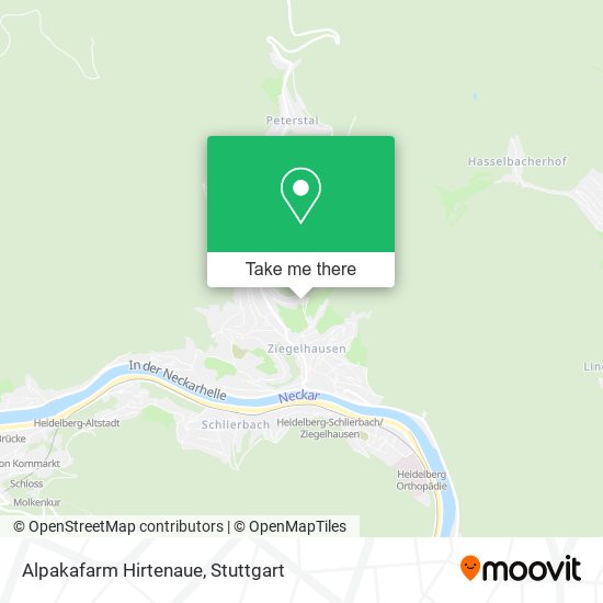 Alpakafarm Hirtenaue map