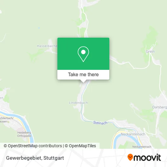 Карта Gewerbegebiet
