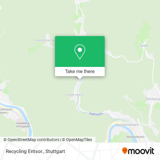 Карта Recycling Entsor.