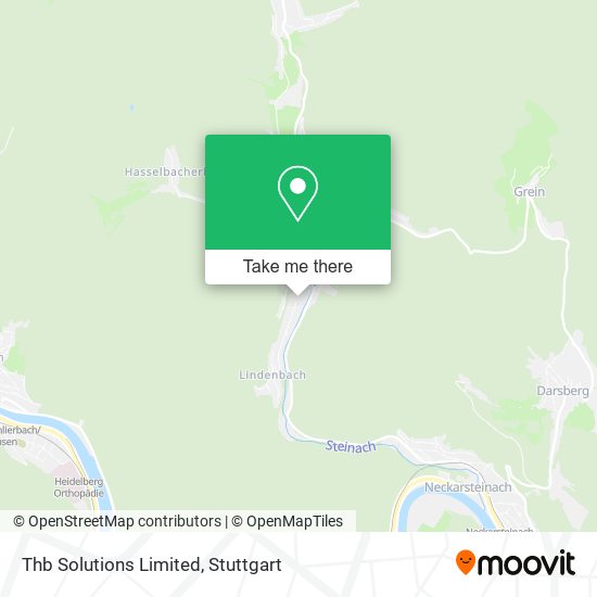 Thb Solutions Limited map