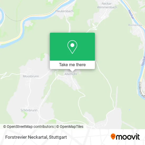 Карта Forstrevier Neckartal