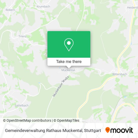 Gemeindeverwaltung Rathaus Muckental map
