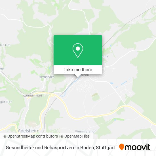 Gesundheits- und Rehasportverein Baden map