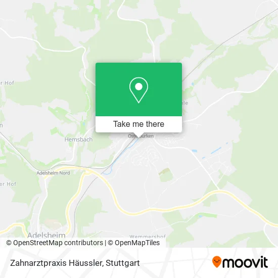 Карта Zahnarztpraxis Häussler