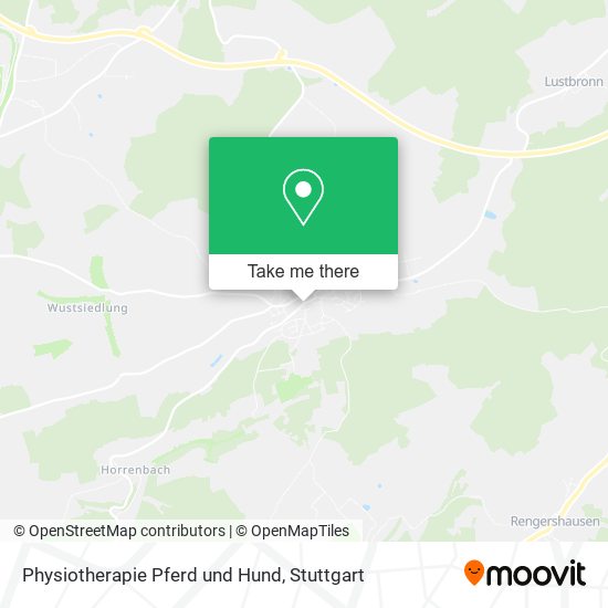 Physiotherapie Pferd und Hund map