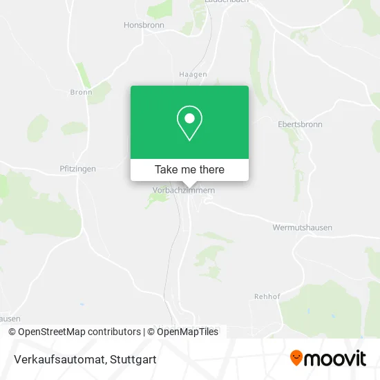 Карта Verkaufsautomat
