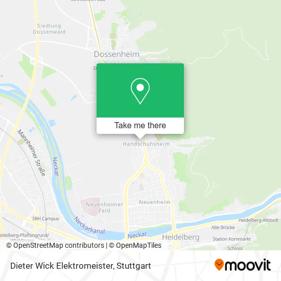 Карта Dieter Wick Elektromeister