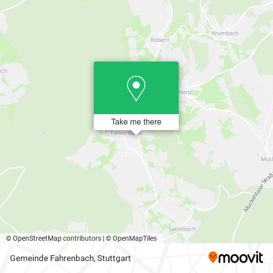 Gemeinde Fahrenbach map