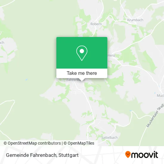 Карта Gemeinde Fahrenbach