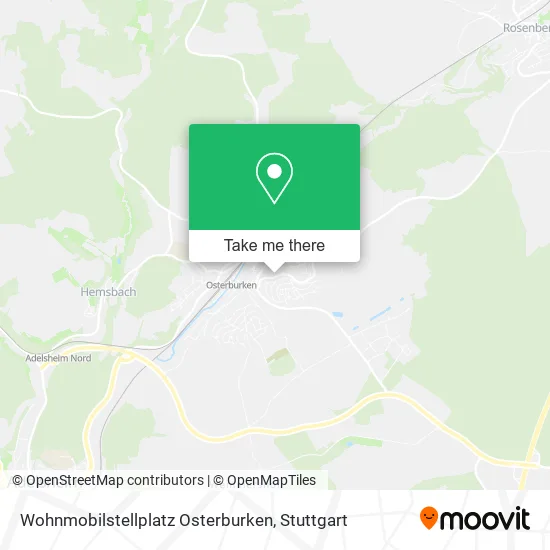 Карта Wohnmobilstellplatz Osterburken