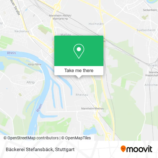 Карта Bäckerei Stefansbäck