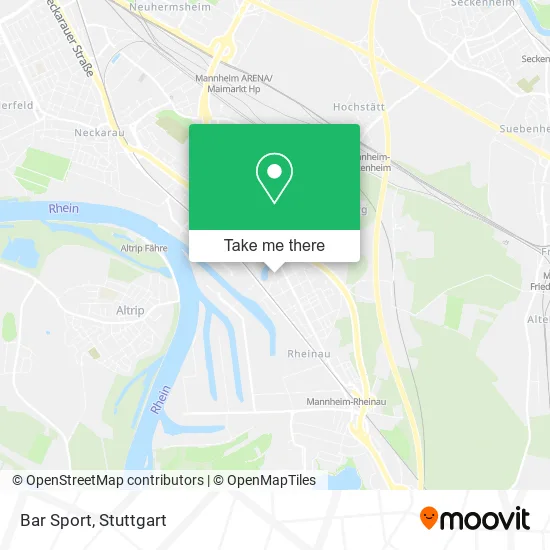 Карта Bar Sport