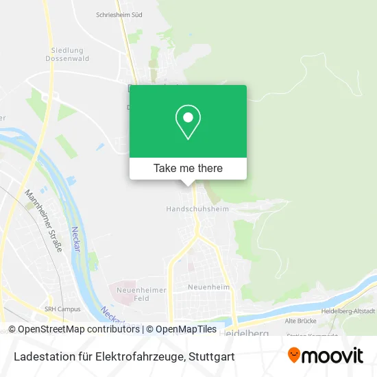 Карта Ladestation für Elektrofahrzeuge