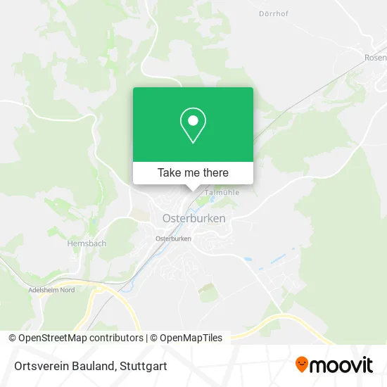 Карта Ortsverein Bauland