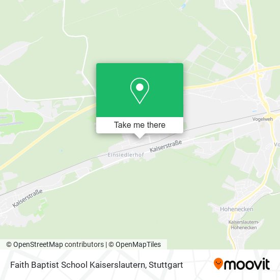 Faith Baptist School Kaiserslautern map