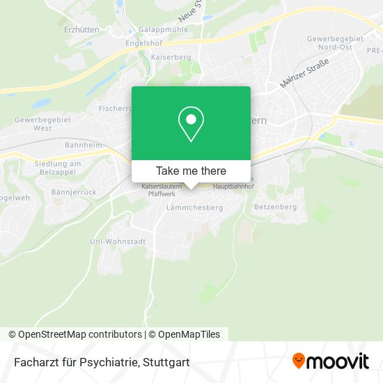 Facharzt für Psychiatrie map