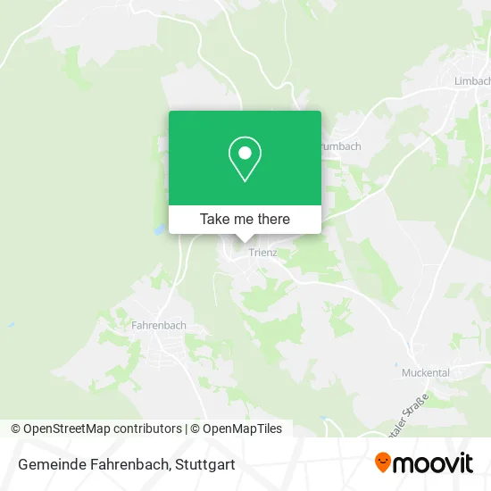 Карта Gemeinde Fahrenbach