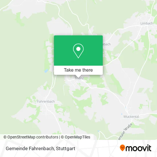 Карта Gemeinde Fahrenbach