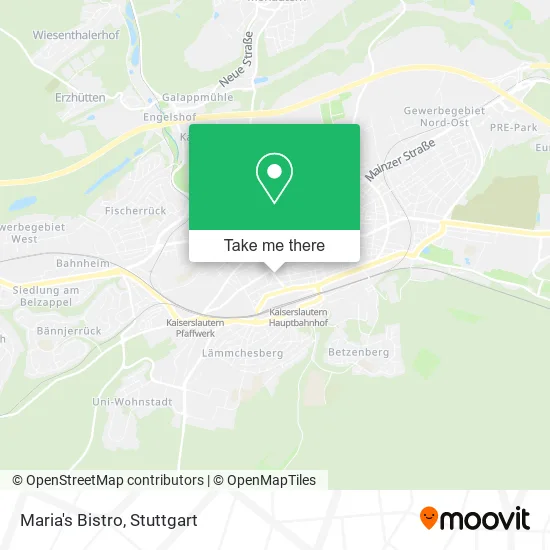 Карта Maria's Bistro