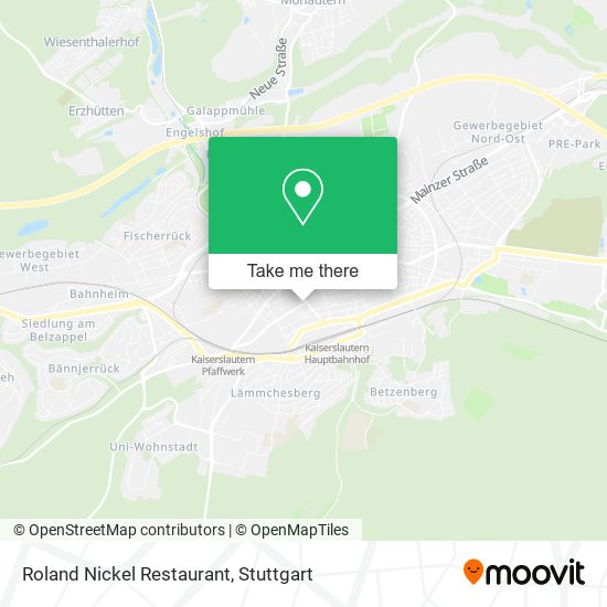 Roland Nickel Restaurant map