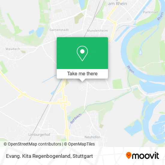 Карта Evang. Kita Regenbogenland
