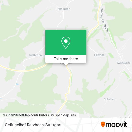 Geflügelhof Retzbach map