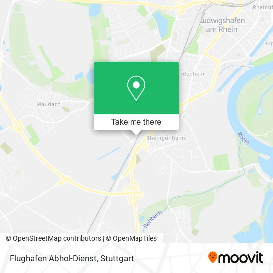 Карта Flughafen Abhol-Dienst