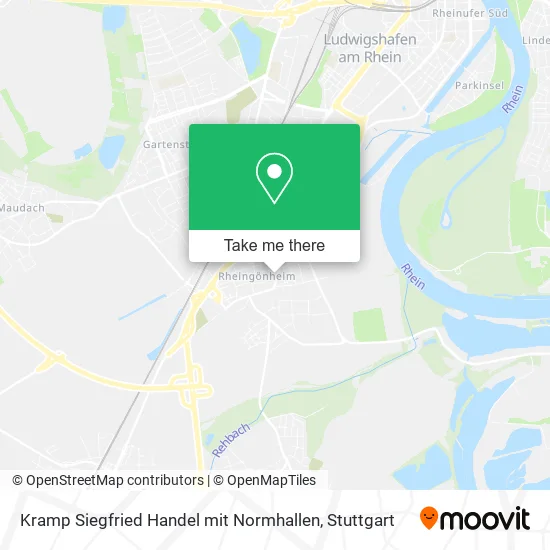 Карта Kramp Siegfried Handel mit Normhallen