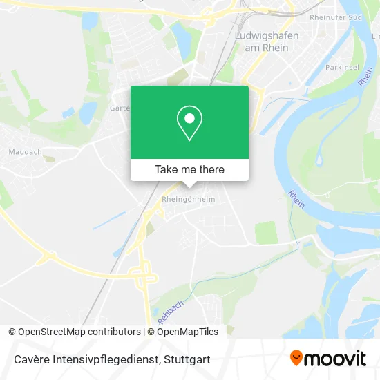 Карта Cavère Intensivpflegedienst