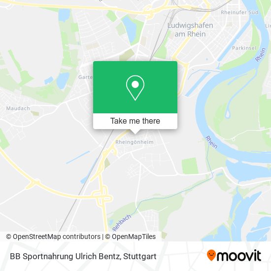 BB Sportnahrung Ulrich Bentz map