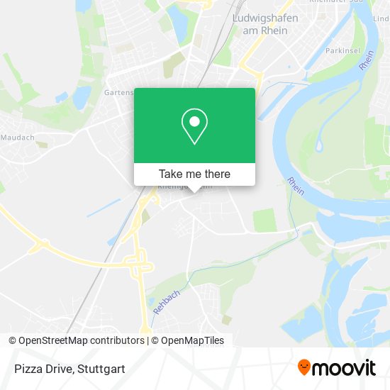 Pizza Drive map