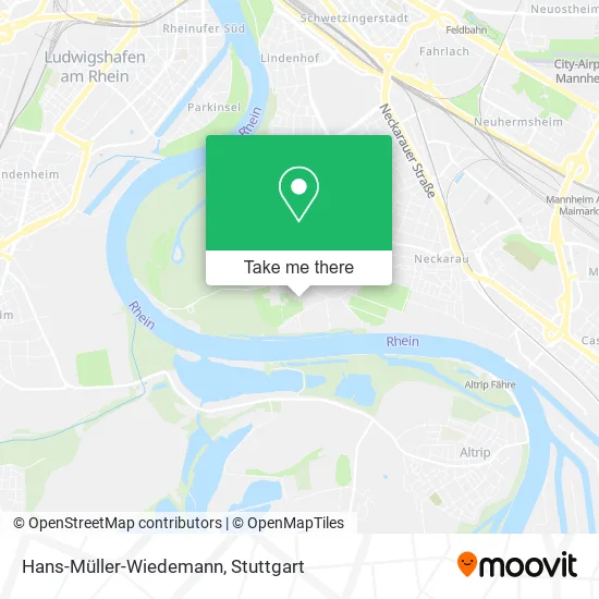 Карта Hans-Müller-Wiedemann