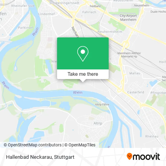 Карта Hallenbad Neckarau