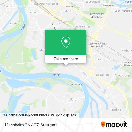 Карта Mannheim Q6 / Q7