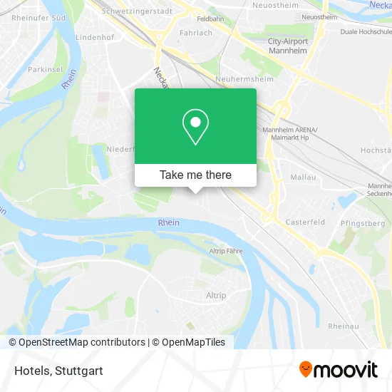 Карта Hotels