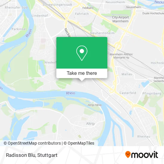 Карта Radisson Blu